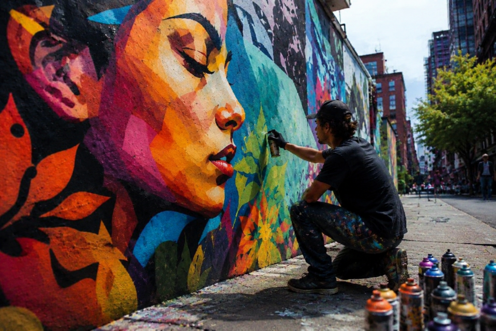 what is the purpose of street art for artists.