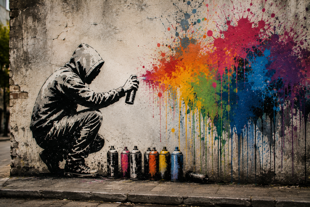 banksy paints