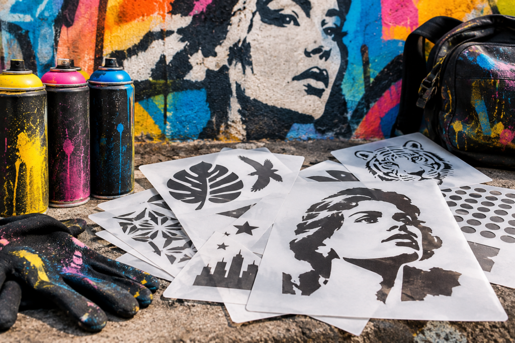 best stencils for street art in India