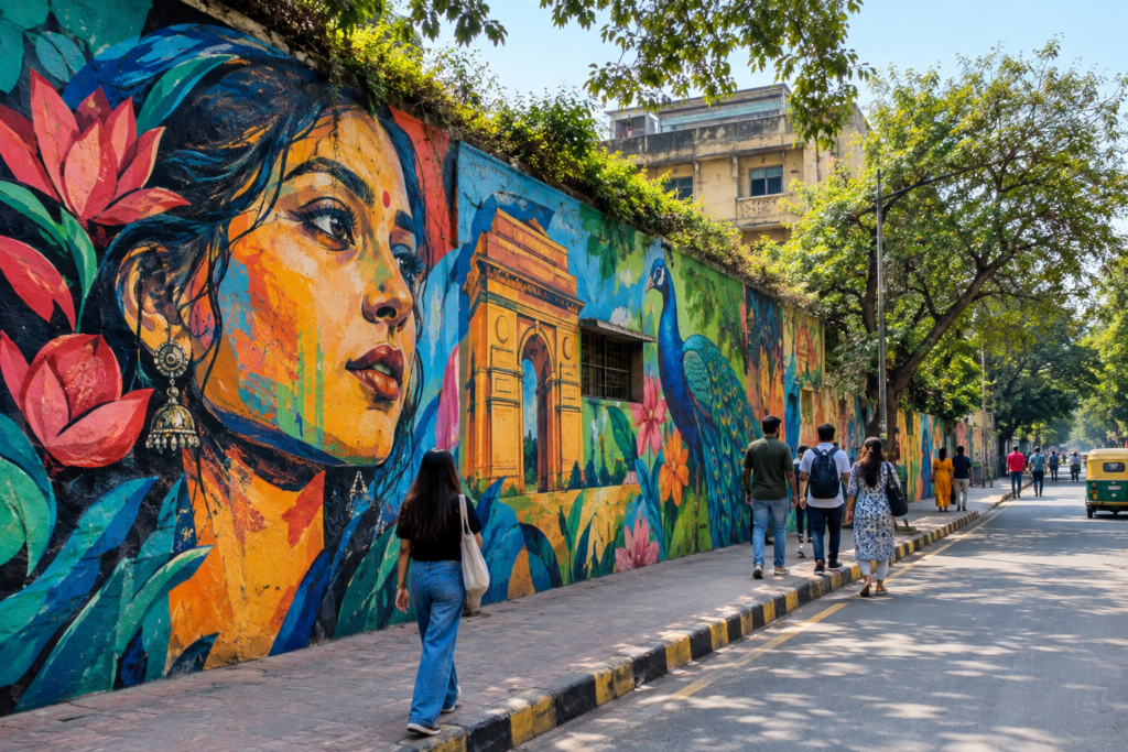 Delhi street art